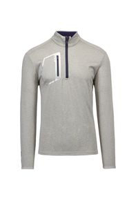 RLX Ralph Lauren - Bluza z zamkiem RLX RALPH LAUREN. Typ kołnierza: golf. Materiał: tkanina, materiał. Wzór: melanż. Sezon: wiosna, jesień #1