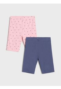 Sinsay - Krótkie legginsy 2 pack - wielobarwny. Długość: krótkie