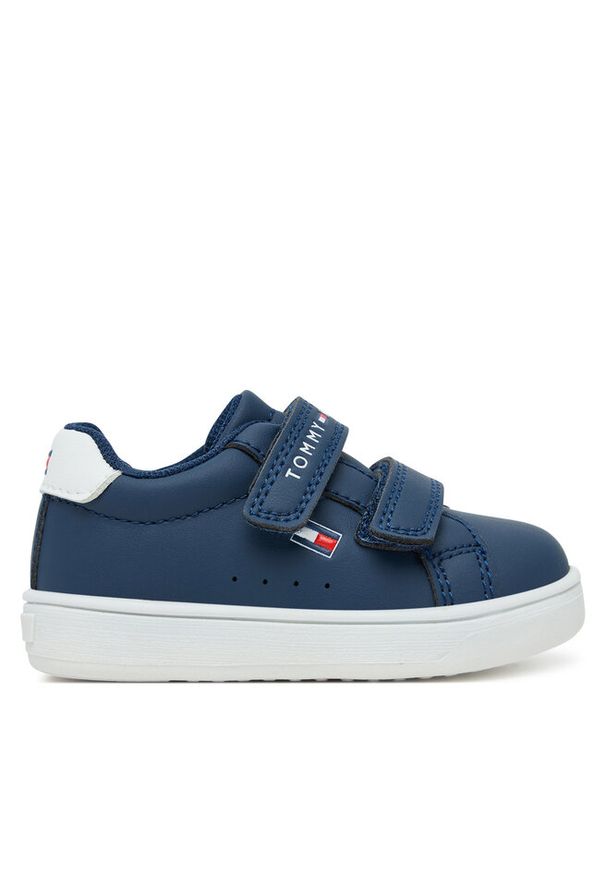 TOMMY HILFIGER - Sneakersy Tommy Hilfiger. Kolor: niebieski