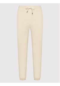 Imperial Spodnie dresowe PD5MDAC Beżowy Regular Fit. Kolor: beżowy. Materiał: bawełna, dresówka #2