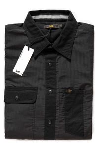 Lee - KOSZULA LEE TECHNICAL WHIZZIT SHIRT BLACK L68FUX01 112117107