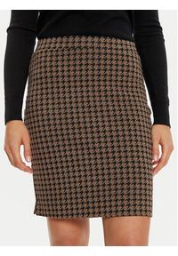 Fransa Spódnica ołówkowa Noreen 20614444 Brązowy Slim Fit. Kolor: brązowy. Materiał: syntetyk, wiskoza #5