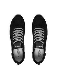 Iceberg Sneakersy IU185305 Czarny. Kolor: czarny. Materiał: skóra, zamsz #5