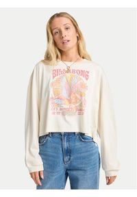 Billabong Bluzka Ana Aguila EBJZT00490 Beżowy Regular Fit. Kolor: beżowy. Materiał: bawełna #1