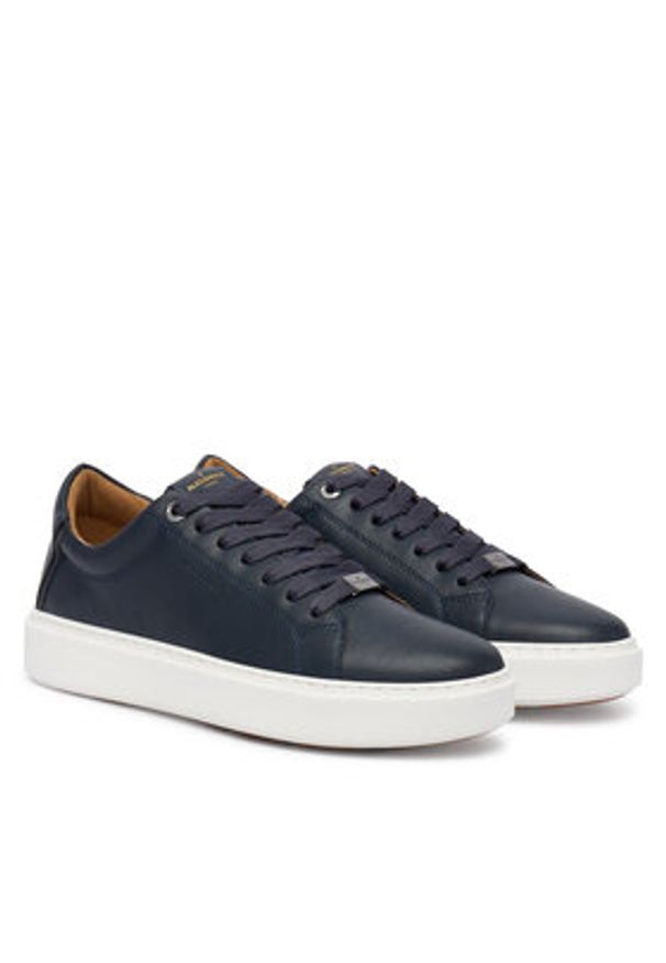 Alexander Smith Sneakersy London ALBCLDM-9012-BLE Granatowy. Kolor: niebieski. Materiał: skóra