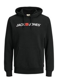 Jack & Jones - Jack&Jones Bluza Corp Old Logo 12137054 Czarny Regular Fit. Kolor: czarny. Materiał: bawełna #5