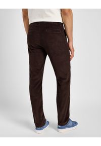 Lee - LEE MĘSKIE SPODNIE MATERIAŁOWE REGULAR CHINO ESPRESSO 112355776 #5