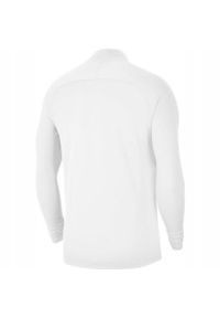 Nike - Męska Koszulka Academy 21 DriFIT Quarter Zip Drill Top. Kolor: biały