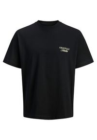 Jack & Jones T-Shirt Norrebro Typo 12282898 Czarny Regular Fit. Kolor: czarny. Materiał: bawełna #8