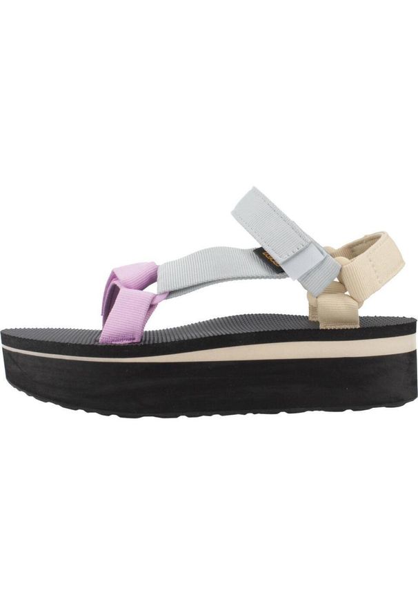 Sandały Teva Model W Flatform Univers Kolor Wielokolorowy. Kolor: wielokolorowy. Materiał: guma, materiał, tkanina, syntetyk