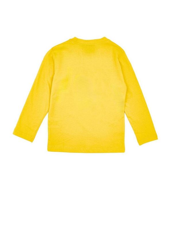 LEONE 1947 APPAREL - Dziecięcy t-shirt basic Leone z długim rękawem. Kolor: żółty. Długość rękawa: długi rękaw. Długość: długie. Sport: joga i pilates