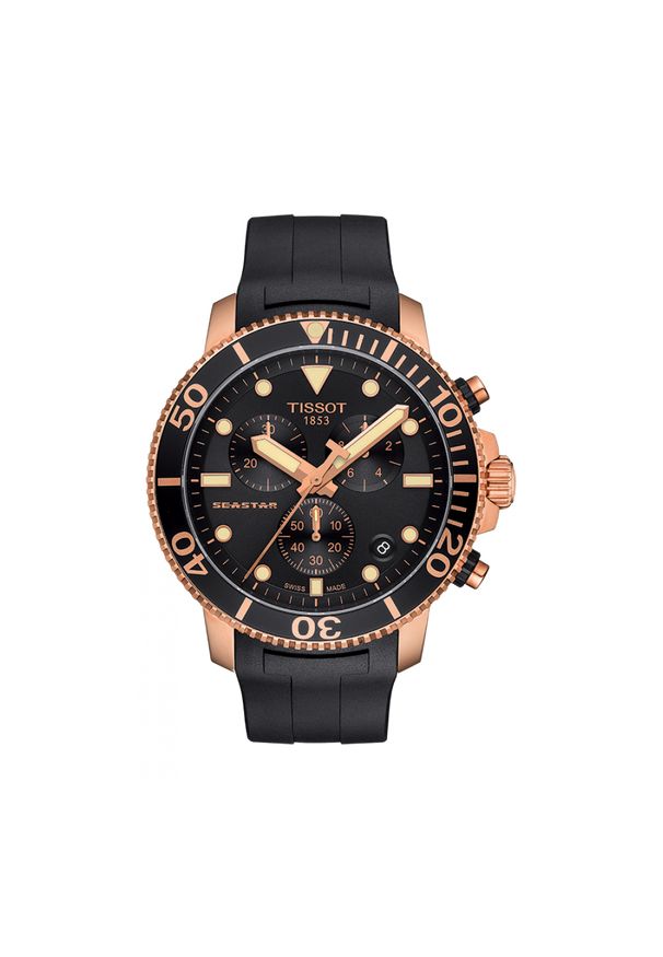 TISSOT RABAT Seastar 1000 Chronograph T120.417.37.051.00. Rodzaj zegarka: analogowe. Styl: sportowy, klasyczny, elegancki