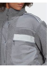 Adidas - adidas Kurtka przejściowa Sherpa HK5256 Szary Relaxed Fit. Kolor: szary. Materiał: syntetyk #5