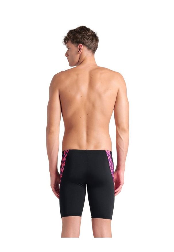 Arena - Spodenki treningowe pływackie Swim Jammer Leopard. Kolor: wielokolorowy, różowy, czarny