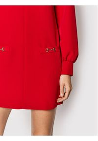 Kontatto Sukienka koktajlowa NO170 Czerwony Regular Fit. Kolor: czerwony. Materiał: syntetyk. Styl: wizytowy #2
