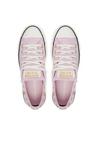 Converse Trampki Chuck Taylor All Star Lift Platform Heathered Glam​ A17595C Różowy. Kolor: różowy. Materiał: materiał. Obcas: na platformie #6