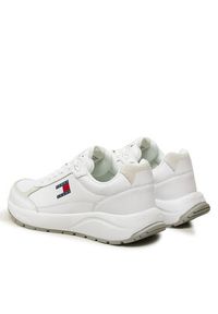 Tommy Jeans Sneakersy Tjm Runner Full Leather Ess EM0EM01445 Biały. Kolor: biały. Materiał: materiał #6