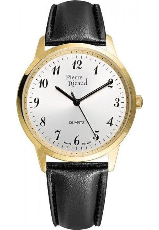 Zegarek Pierre Ricaud Zegarek męski Pierre Ricaud P91090.1223Q złoty. Kolor: złoty