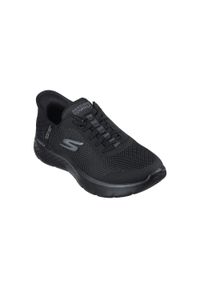 skechers - Buty do chodzenia damskie Skechers 124836BBK. Kolor: czarny. Materiał: materiał, syntetyk. Szerokość cholewki: normalna