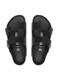 Birkenstock Klapki Arizona Birko-Flor 1019098 Czarny. Kolor: czarny. Materiał: skóra #3