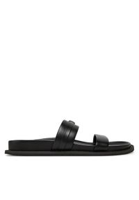 MICHAEL Michael Kors Klapki Mandy Flat Sandal 40S5MAFS2L Czarny. Kolor: czarny. Materiał: skóra #1