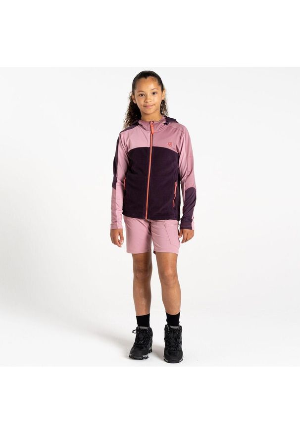 DARE 2B - Bluza turystyczna dziecięca Thring Core Stretch. Kolor: fioletowy. Materiał: tkanina
