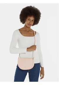 Calvin Klein Torebka Ck Daily Saddle Bag_Pearlized K60K611883 Szary. Kolor: szary. Materiał: skórzane #4