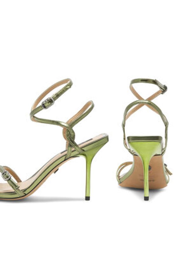 Nine West Sandały ZL23014CC Zielony. Kolor: zielony. Materiał: syntetyk