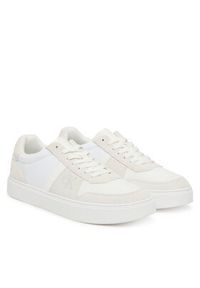 Calvin Klein Sneakersy Classic Cups Lace Mix Emb Tongue YM0YM01395 Biały. Kolor: biały. Materiał: skóra #4