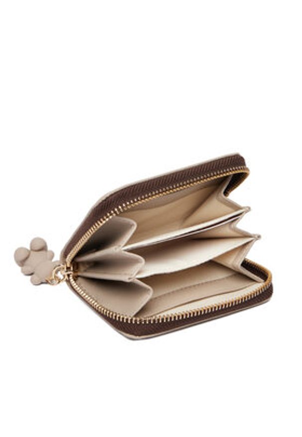 Tous - TOUS Portfel 2002374143 Beżowy. Kolor: beżowy. Materiał: skóra