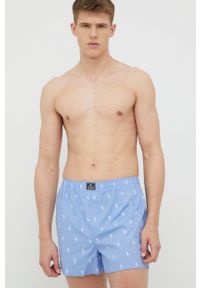 Polo Ralph Lauren bokserki bawełniane (3-pack). Kolor: niebieski. Materiał: bawełna