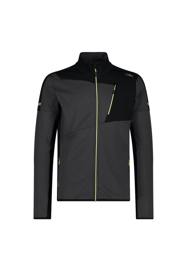 Golf męska turystyczne CMP 34E4107. Typ kołnierza: golf. Kolor: czarny. Materiał: polar. Sport: golf