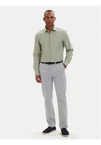 Hugo - HUGO Koszula Kenno 50289499 Zielony jasny Slim Fit. Kolor: zielony. Materiał: bawełna #2