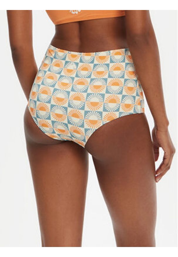 Quiksilver Dół od bikini Melly Bottom EQWX403129 Kolorowy. Materiał: syntetyk. Wzór: kolorowy