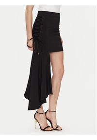 Elisabetta Franchi Spódnica mini GO-071-51E2-V340 Czarny Regular Fit. Kolor: czarny. Materiał: syntetyk #6
