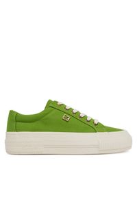 Sneakersy s.Oliver. Kolor: zielony