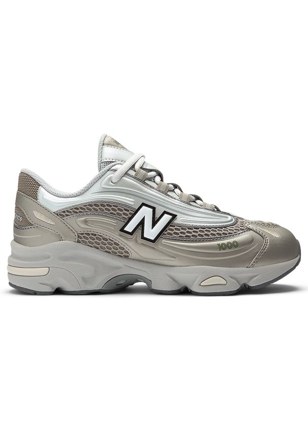 Buty dziecięce New Balance GC1000NK – złote. Kolor: złoty. Materiał: materiał, syntetyk. Szerokość cholewki: normalna