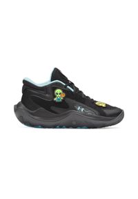 Dziecięce buty do koszykówki Under Armour Jet '25 VC. Kolor: czarny. Sport: koszykówka