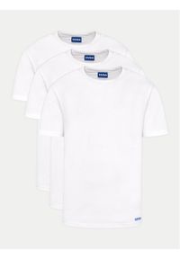 Hugo Komplet 3 t-shirtów Naolo 50522382 Biały Regular Fit. Kolor: biały. Materiał: bawełna