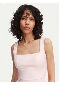 ACCESS FASHION Sukienka koktajlowa 63-3428-135 Różowy jasny Regular Fit. Kolor: różowy. Materiał: syntetyk. Styl: wizytowy #2