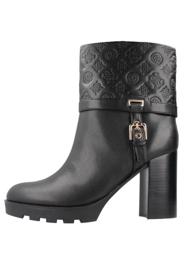 Guess - GUESS FLFNEA FAL10 Czarny. Kolor: czarny. Materiał: syntetyk, tkanina. Styl: sportowy