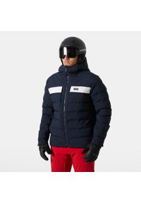 Kurtka z kapturem Helly Hansen Bossanova. Typ kołnierza: kaptur. Kolor: niebieski. Materiał: puch. Sezon: zima. Sport: narciarstwo #1