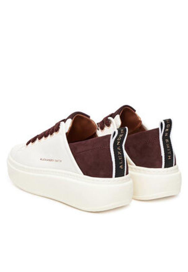 Alexander Smith Sneakersy WEMBLEY ASBCWHW-0523-WDX Biały. Kolor: biały. Materiał: skóra