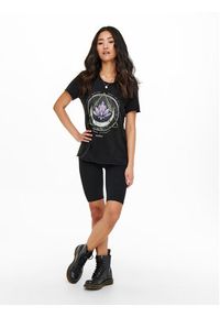 only - ONLY T-Shirt 15215721 Czarny Regular Fit. Kolor: czarny. Materiał: bawełna #6