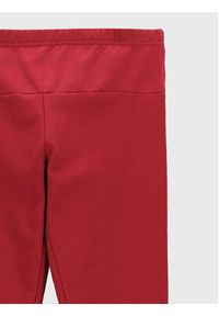 COCCODRILLO - Coccodrillo Legginsy ZC2122701AWJ Bordowy Slim Fit. Kolor: czerwony. Materiał: bawełna #2