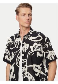 Jack & Jones Koszula Montauk 12293763 Czarny Relaxed Fit. Kolor: czarny. Materiał: bawełna #5