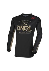O'NEAL - Bluza rowerowa mtb męska O'Neal Element Dirt V.23. Kolor: wielokolorowy, beżowy, czarny. Materiał: materiał #1