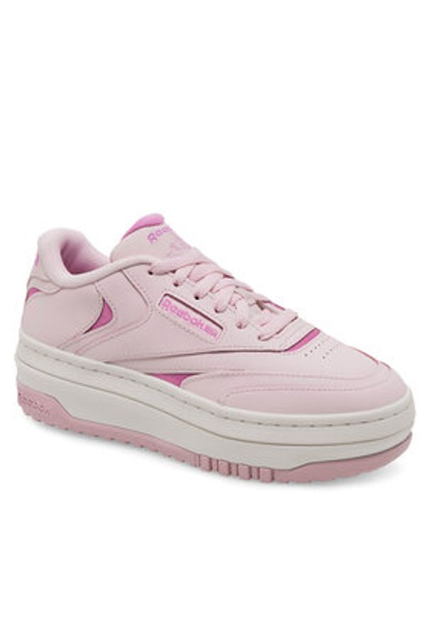 Reebok Sneakersy Club C Extra 100202097 Różowy. Kolor: różowy. Materiał: skóra. Model: Reebok Club