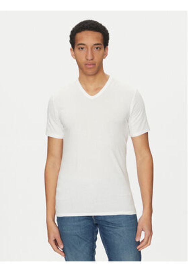 Calvin Klein Underwear Komplet 3 t-shirtów LV00NB4186 Kolorowy Regular Fit. Materiał: syntetyk, bawełna. Wzór: kolorowy