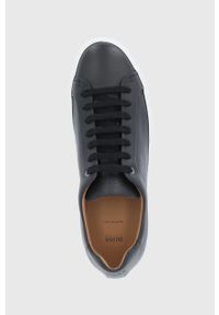 BOSS - Boss Buty skórzane kolor czarny. Nosek buta: okrągły. Zapięcie: sznurówki. Kolor: czarny. Materiał: skóra. Obcas: na obcasie. Wysokość obcasa: niski